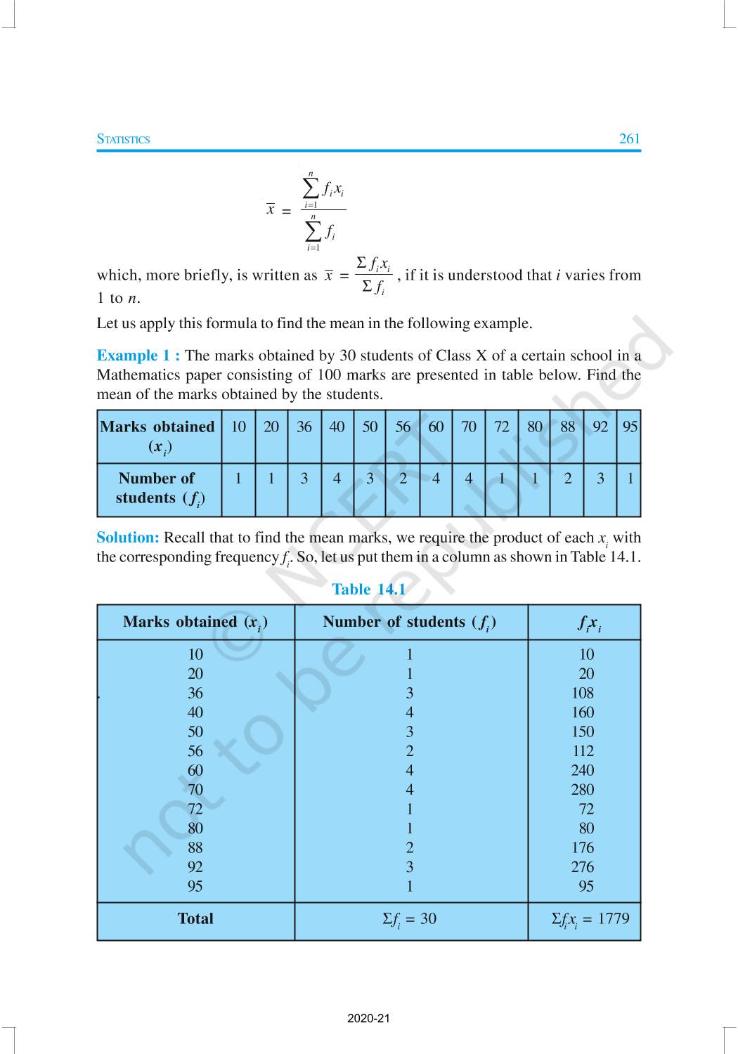 statistics assignment class 10